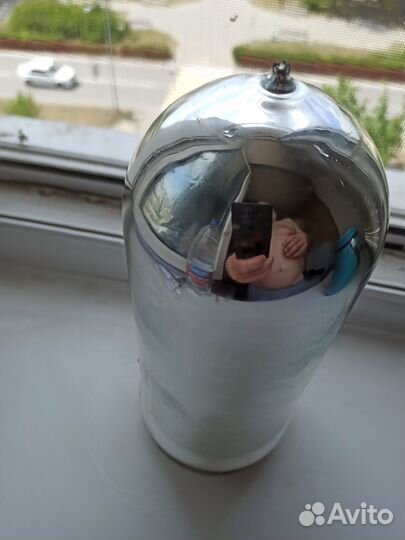 Зеркальная колба от термоса на 1 литр