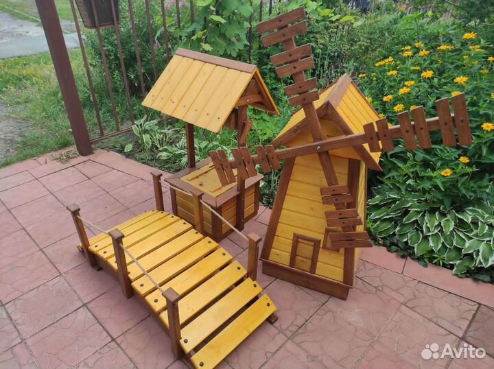 Мостик деревянный