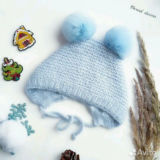 Зимняя шапка (чепчик)