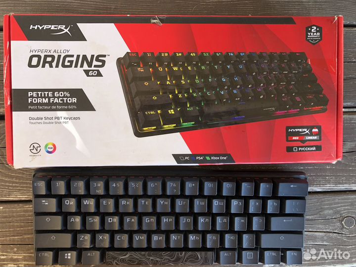 Клавиатура Hyperx alloy origins 60