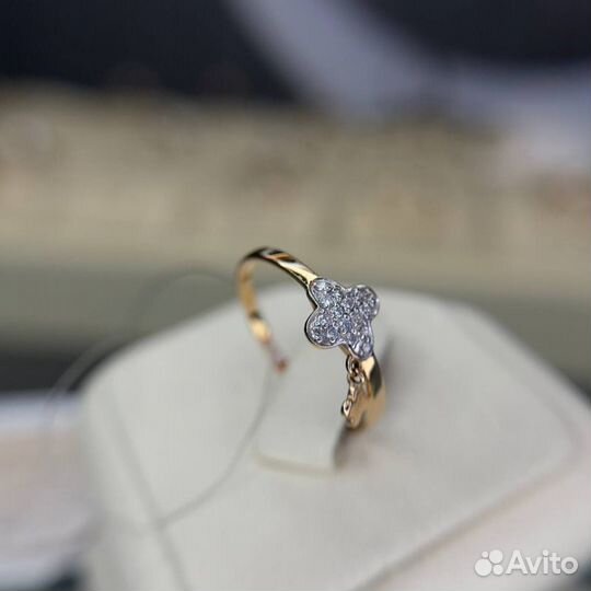 Золотое женское кольцо 585 золото