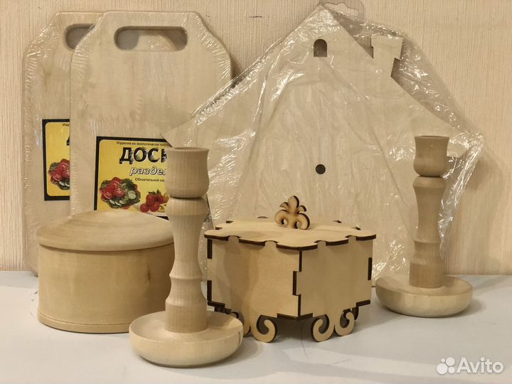 Деревянные заготовки для творчества