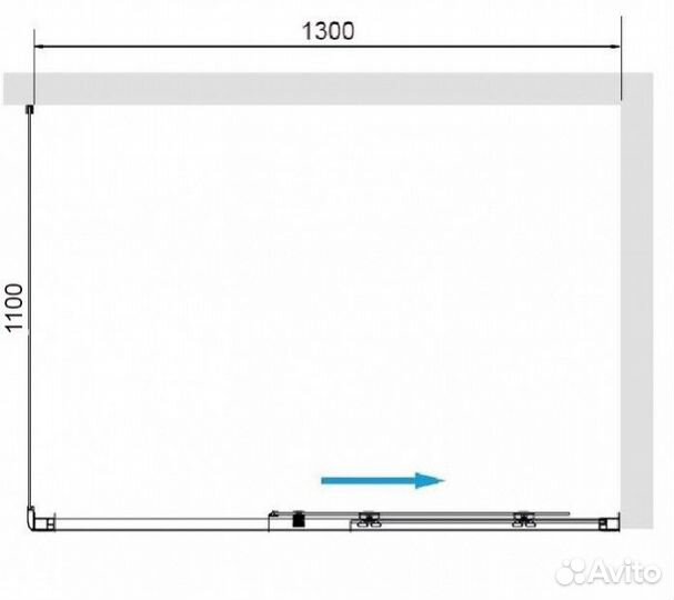 Душевой уголок RGW Passage PA-177 130x110