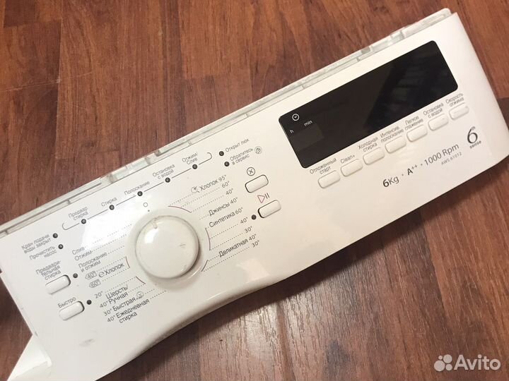 Панель управления стиральной машины Wirpool, 6 кг