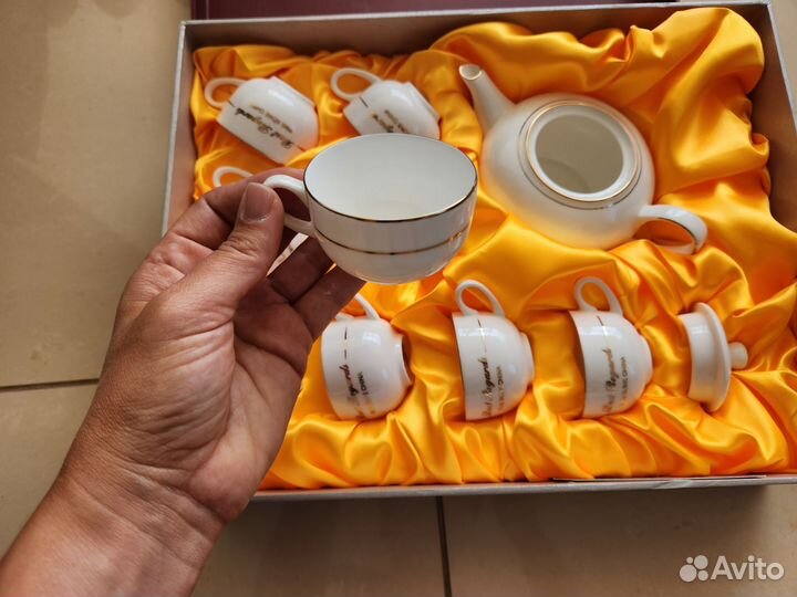 Китайский чайный набор, костяной фарфор, из Китая