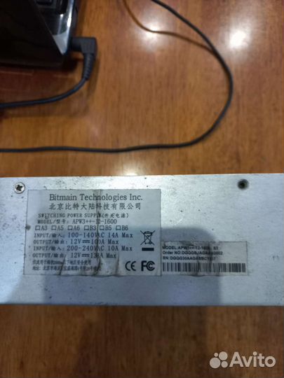 Блок питания для asic apw3+ bitmain