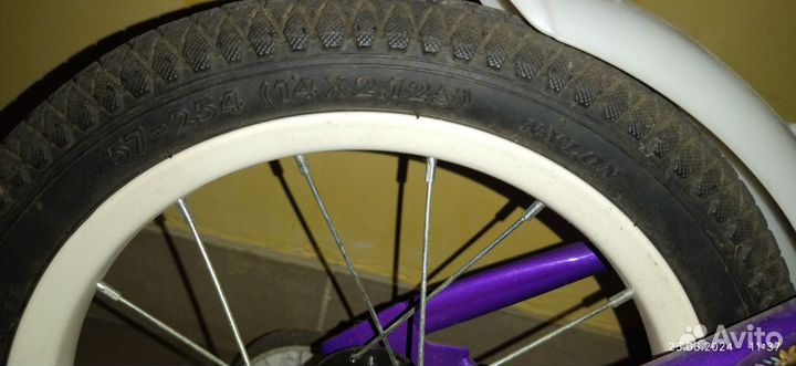 Детский велосипед с самокатом