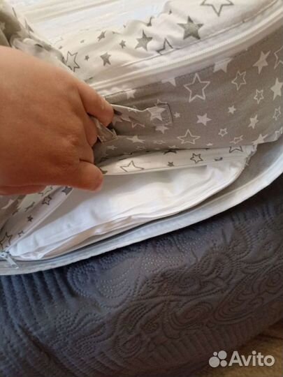 Кокон для новорожденных с кокосовым матрасиком