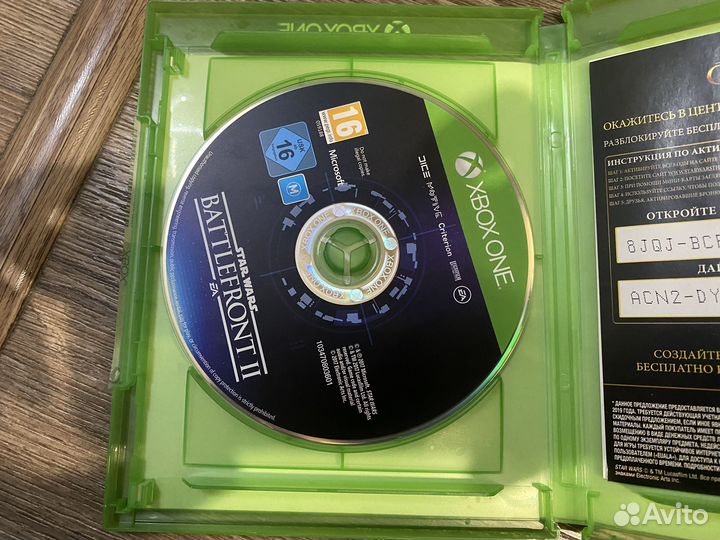Star wars Battlefront 2 xbox one диск