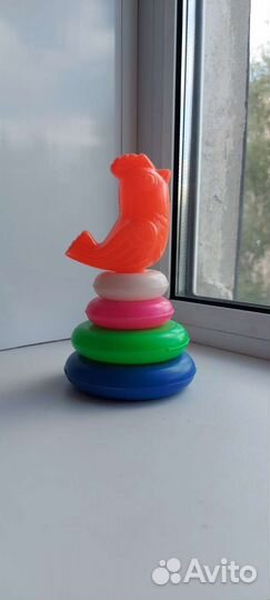 Пирамидка пластмассовая СССР