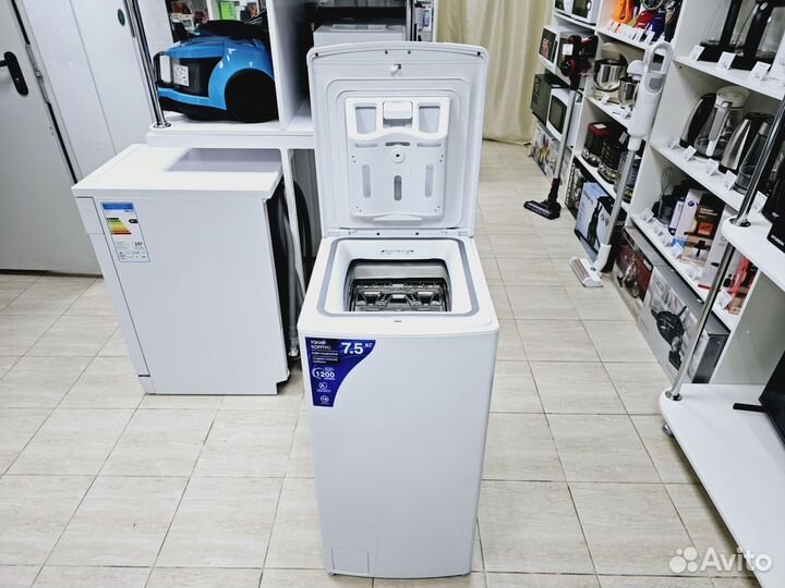Вертикальная стиральная машина 7.5кг инверторная