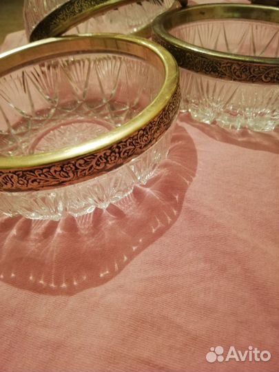 Вазочка с серебром и мельхиором