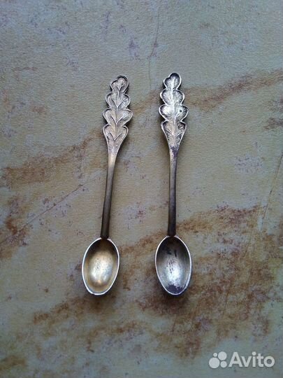 Ложка серебро для соли, специй СССР