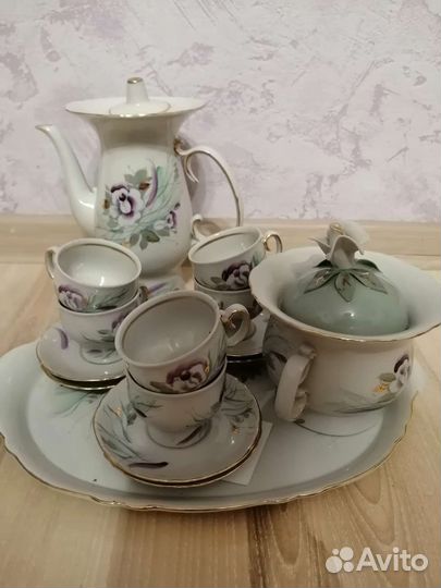 Кофейный сервиз новый