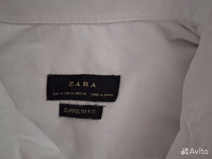 Рубашка белая zara