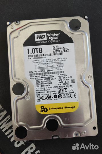 Жесткий диск Western Digital RE4 1TB (WD1003fbyx)