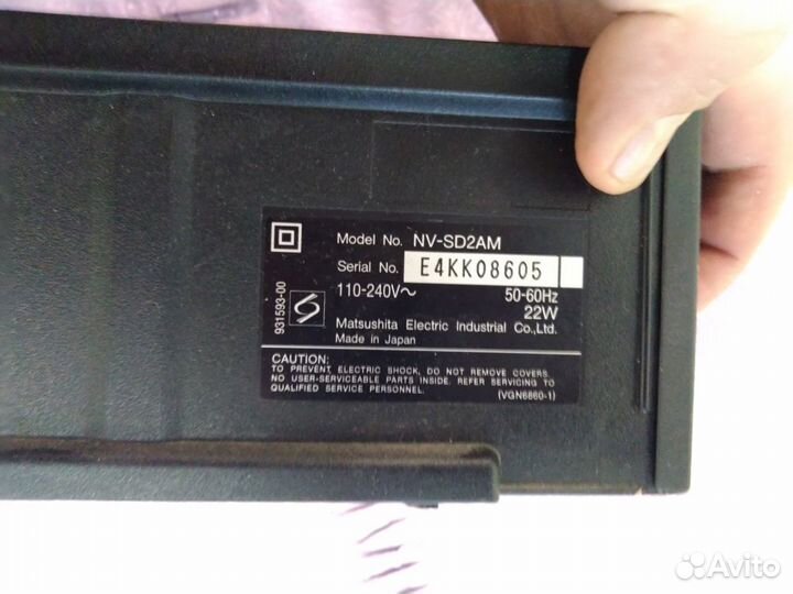 Видеомагнитофон panasonic