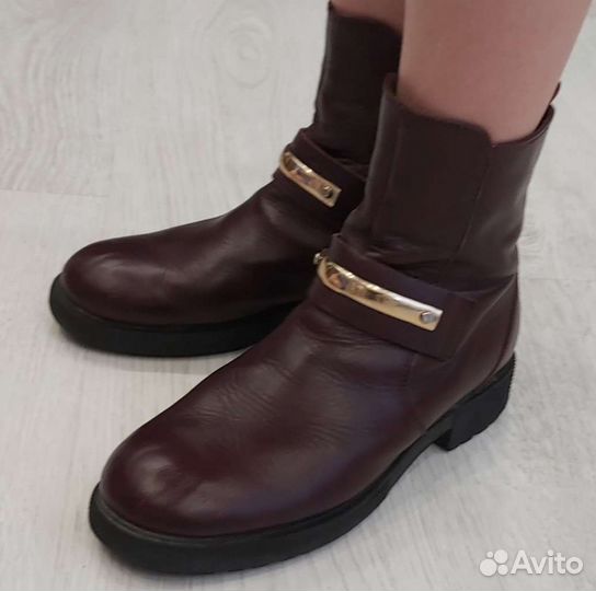 Полусапожки зебра