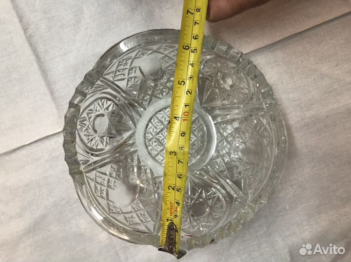 Хрустальная ваза 16 см