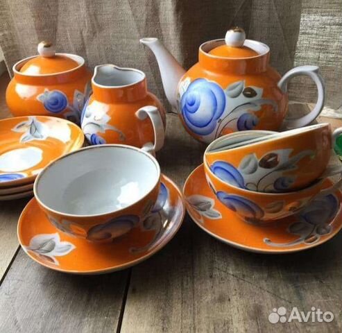 Дулевский чайный сервиз