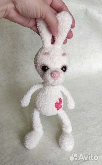 Заяц, кролик, ручная работа, вязаный крючком