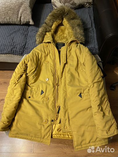 Куртка аляска altitude EX.explorer желтая