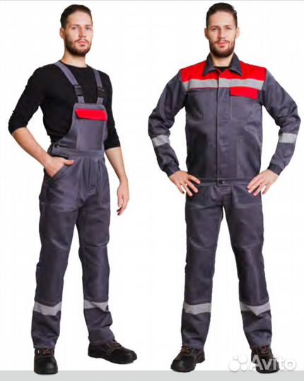 Костюм рабочий Тимбер с полукомбинезоном