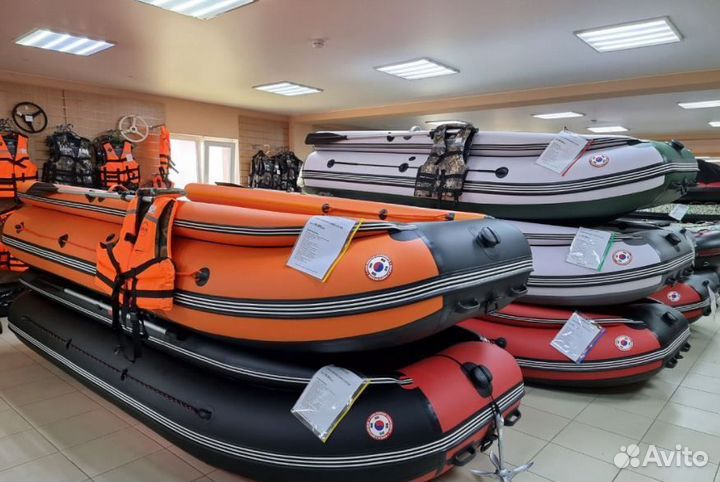 Лодка mishimo family lite 390 (оранжевая)