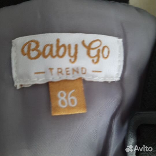 Зимний полукомбинезон 86 baby go