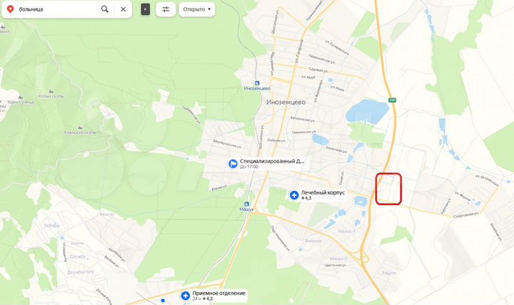 Участок 32,79 га (ИЖС)