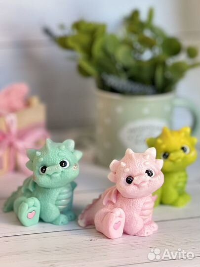 Мыло ручной работы дракон