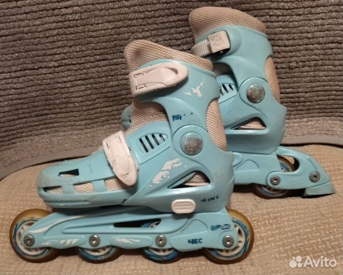 Роликовые коньки детские раздвижные