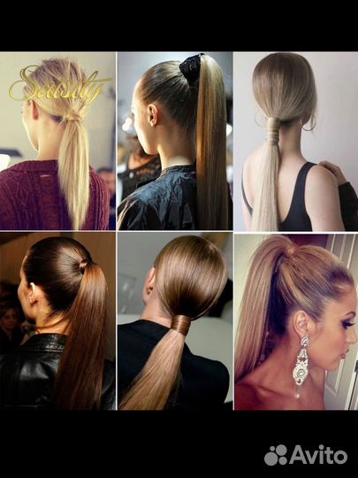 Хвост на резинке/шиньон