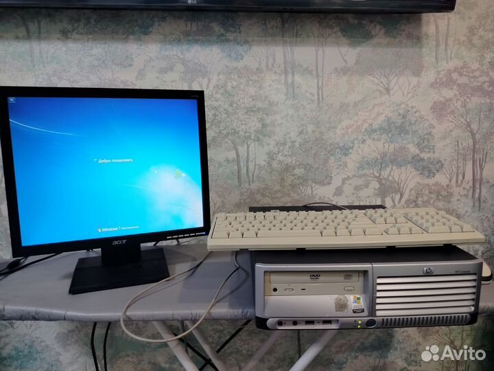 Системный блок и монитор