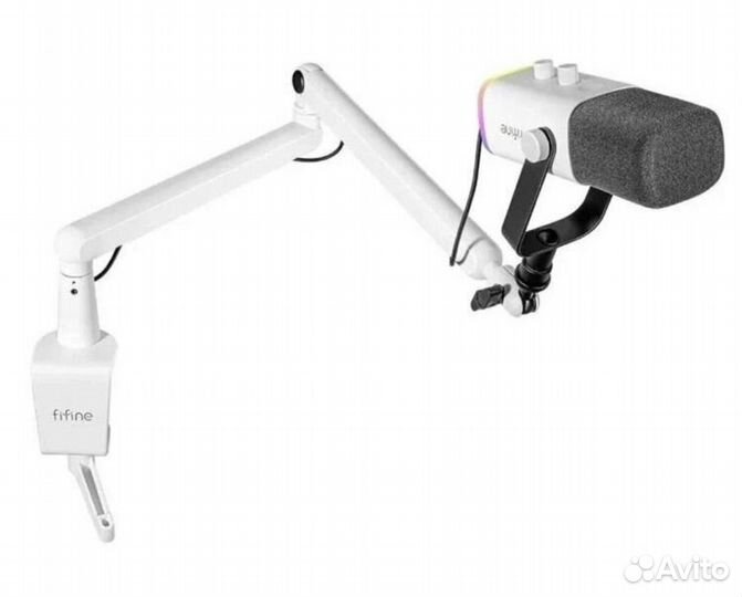Fifine AM8 + низкопрофильный пантограф
