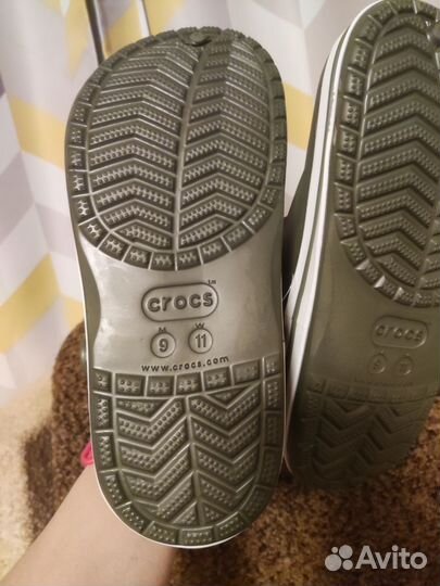 Crocs сабо мужские
