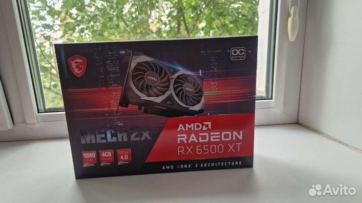 Видеокарта MSI Radeon RX 6500 XT mech 2X 4G OC