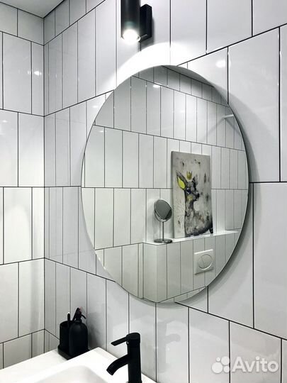 Зеркало круглое 60 см новое