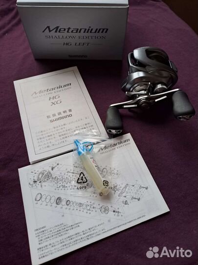 Катушка shimano 22 metanium shallow edition HG