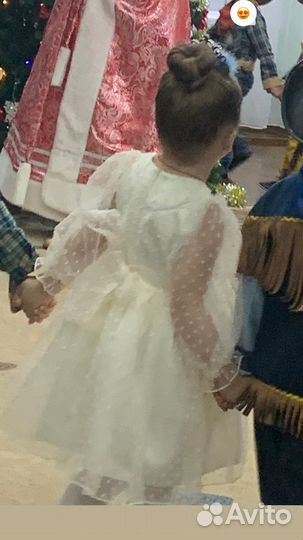 Платье снежинки