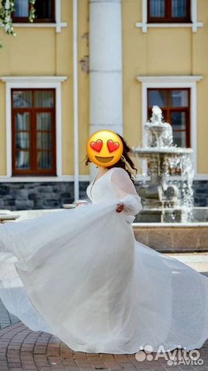 Свадебное платье 46 50 размер