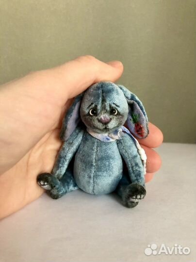 Заяц тедди Морковкин ручная работа