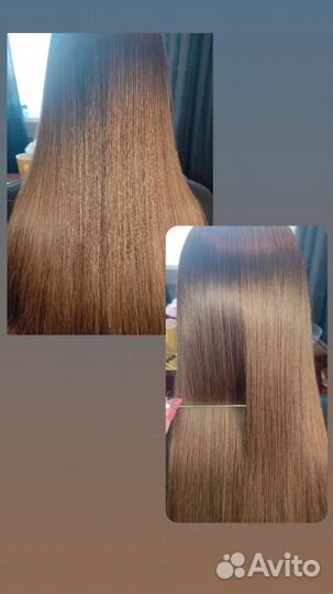 Кератиновое выпрямление и ботокс волос