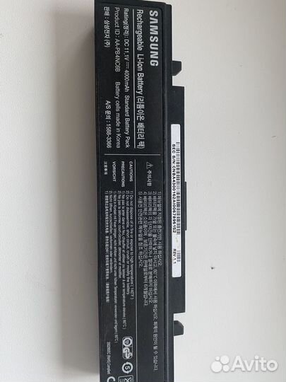 Аккумулятор для ноутбука samsung