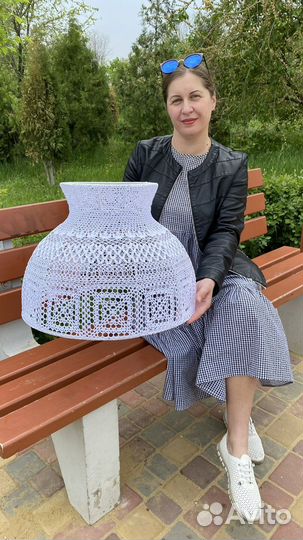 Абажур крючком