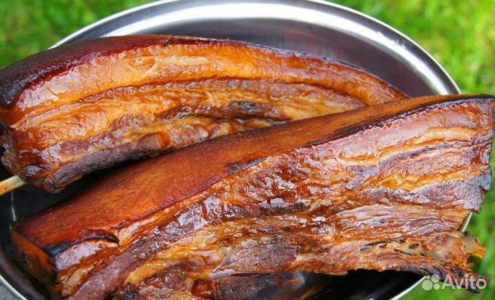 Копченое домашнее сало под заказ