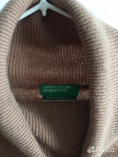 Водолазка женская шерсть benetton