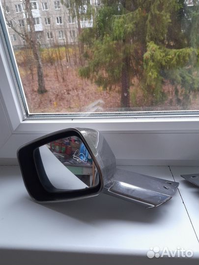 Зеркала хром на крылья для иномарок