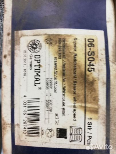 Датчик Abs передний левый(Optimal06-S045) Vag