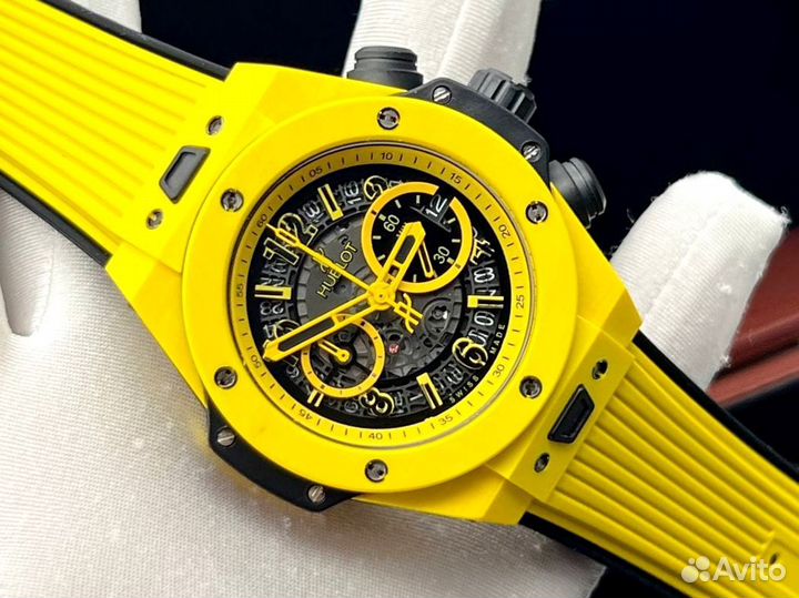 Часы Hublot yellow steel